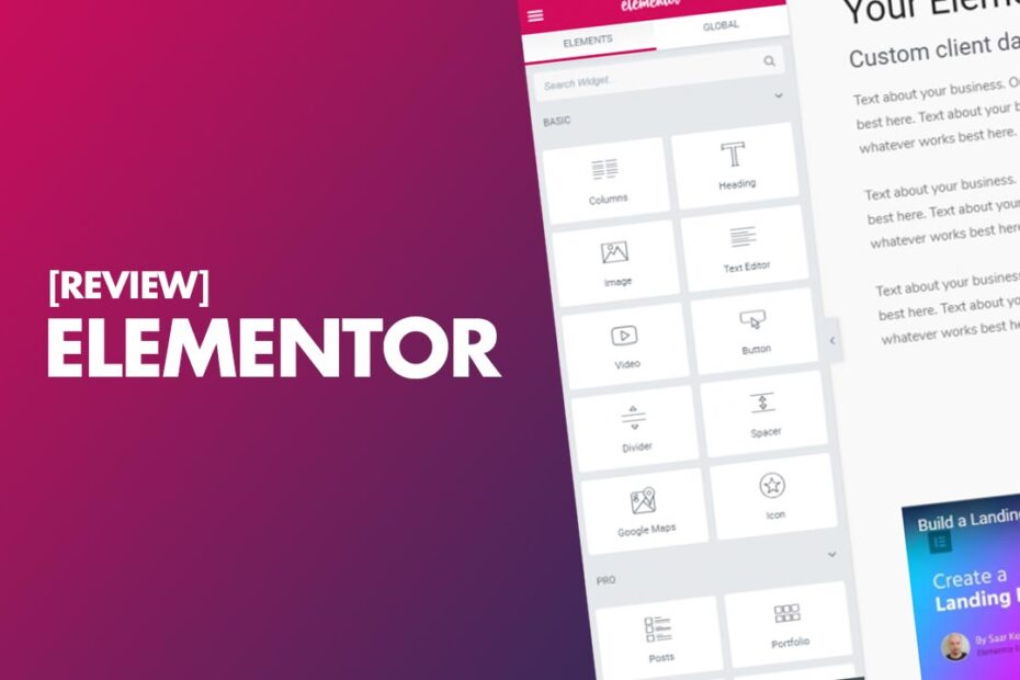 What is Elementor in Wordpress